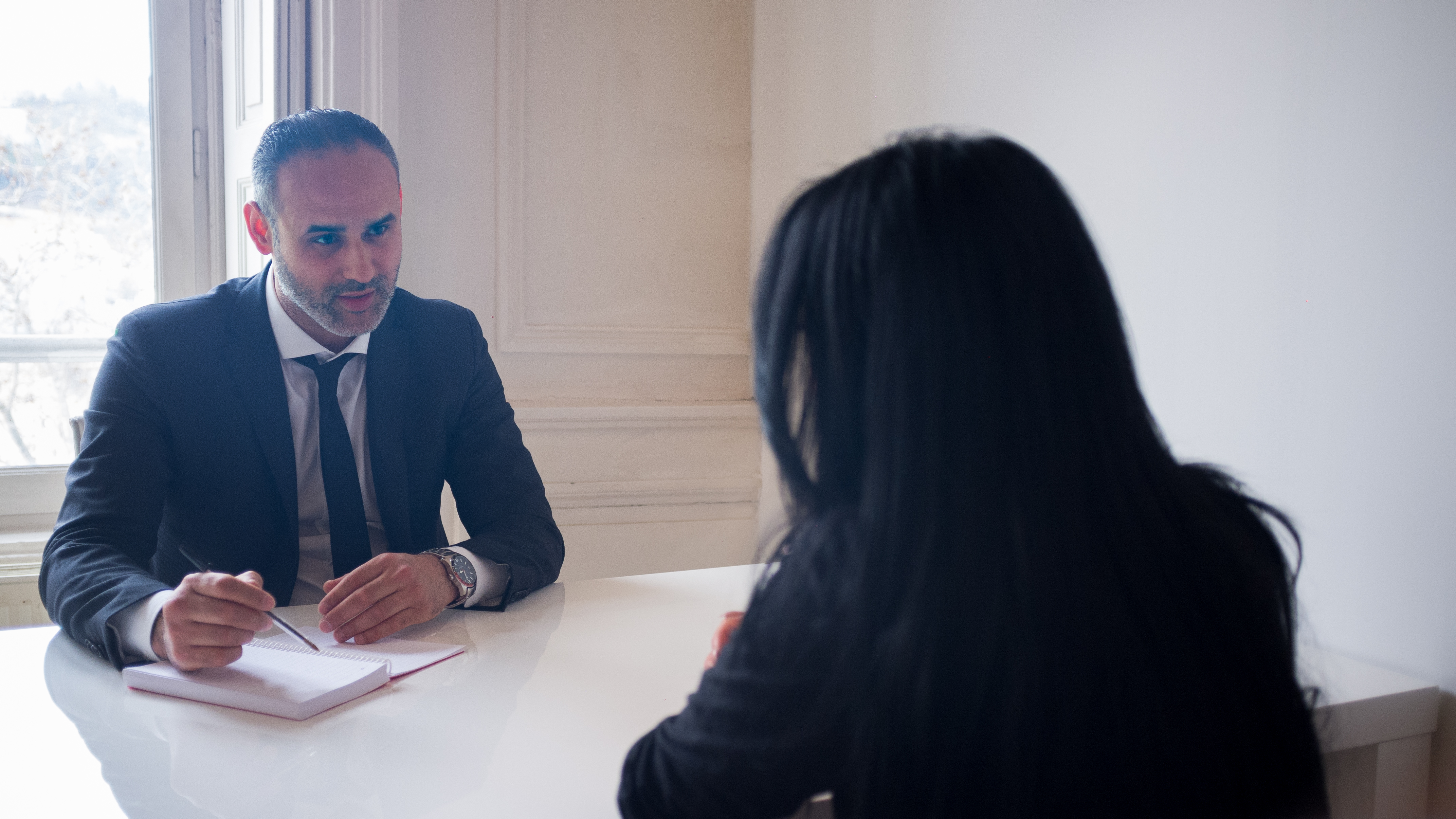 Consultation avec une patiente